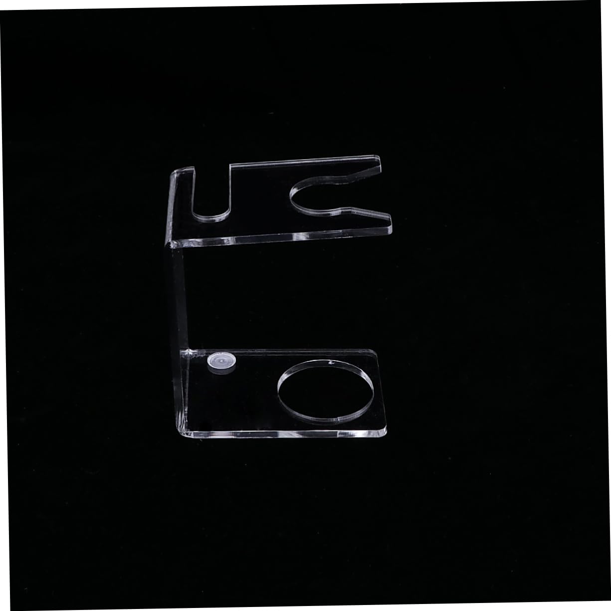 Healeved Elegant Shaving Brush Holder Brush Stand Razor Stand Durable Acrylic Fit Small Medium