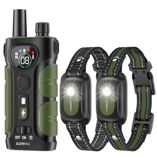 SLOPEHILL Dog Shock Collar,4200FT Dog Training Collar with Remote...