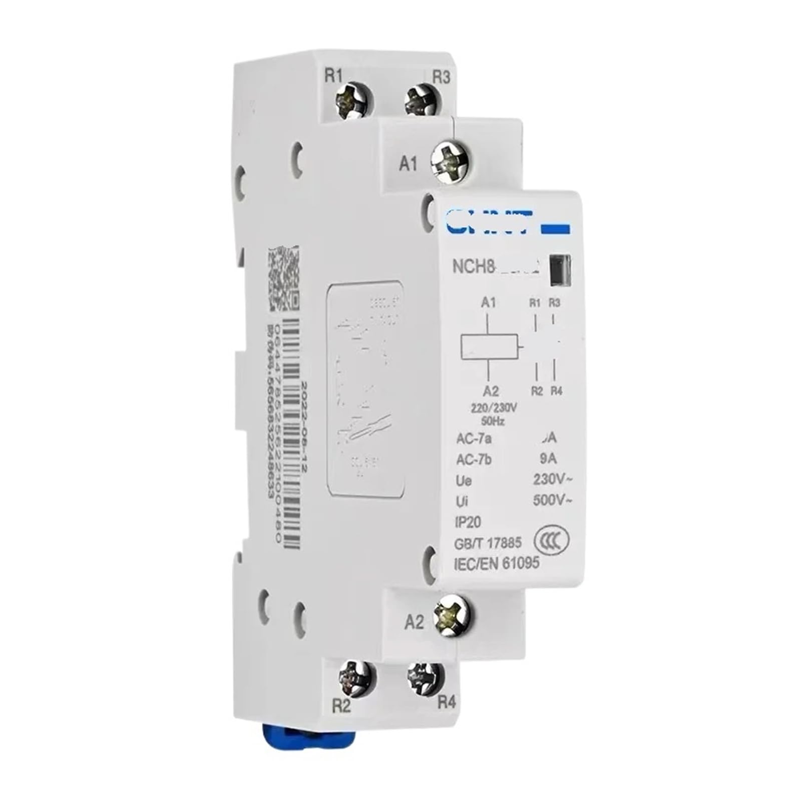 Contacteur CA modulaire NCH8-40A silencieux pour économie d'énergie