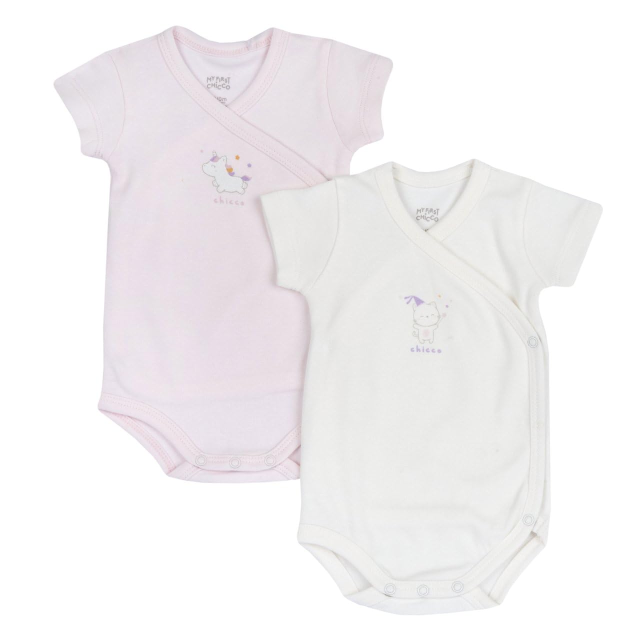 Chicco Set Due Body A Manica Corta Chicco Set due body a manica corta Chicco Unisex - Bimbi 0-24 (Pacco da 1)