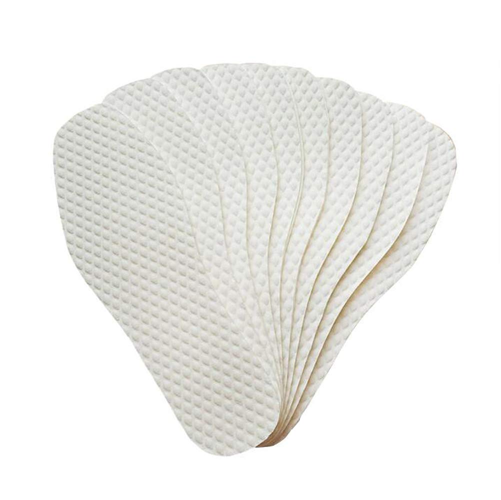 10 Pairs Disposable Shoe Liners Breathable Thin Insole Shoe Insert for Women Replaceable Sweat and Barefoot Wood Pulp Shoe Liners