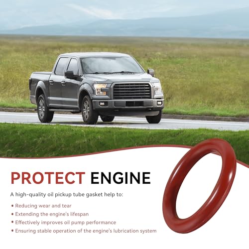 Image of 4 Pack B32790 Oil Pump Pickup Tube O-Ring Gasket Kit-High Temp Seals for LS Engines,Compatible with Chevy Silverado /Suburban /Tahoe,GMC Sierra /Yukon,Cadillac Escalade(5.3L 6.0L V8)