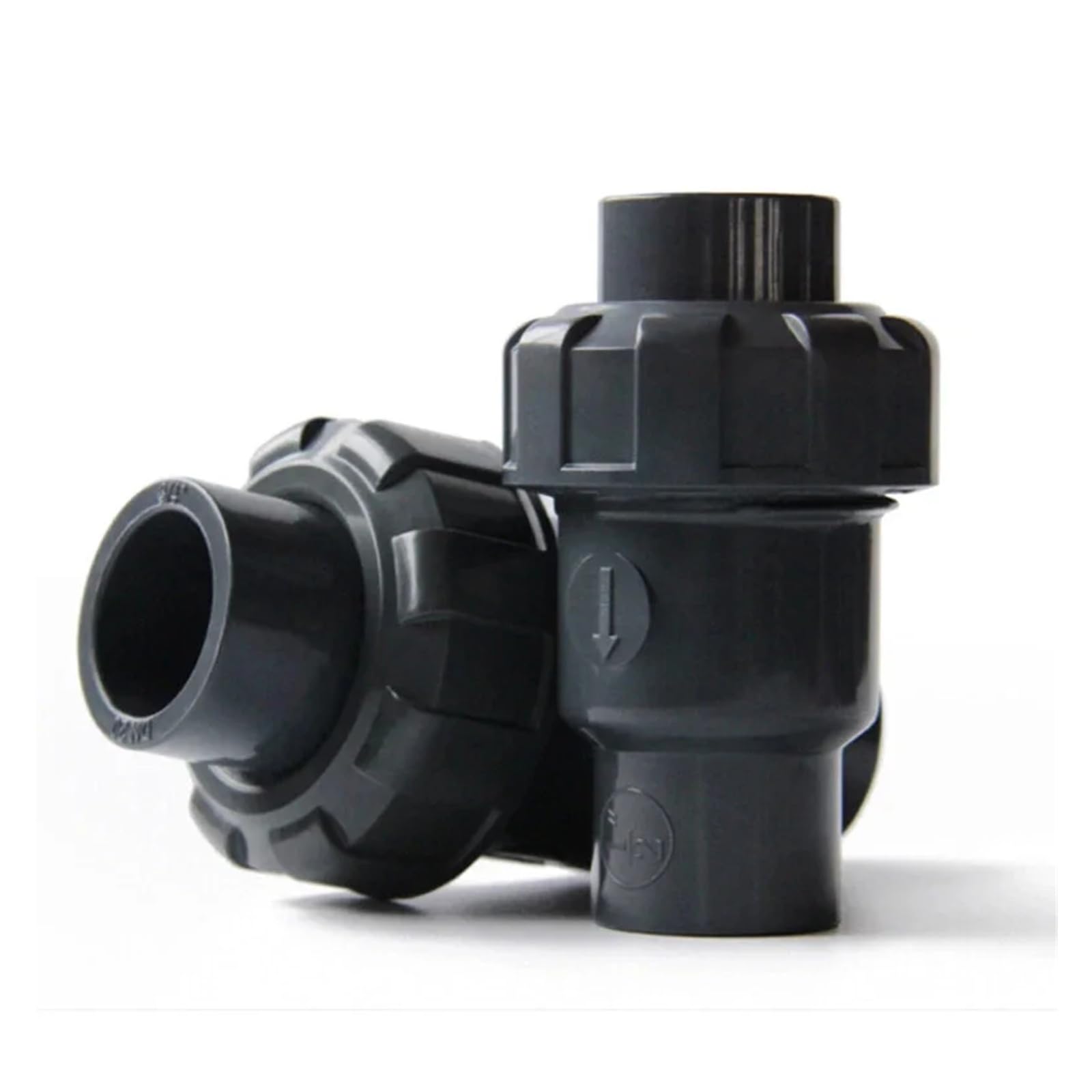 Valvola di ritegno unidirezionale UPVC 15mm-110mm senza riflusso for irrigazione del giardino 'acquario, 1pcs(80mm(DN80))
