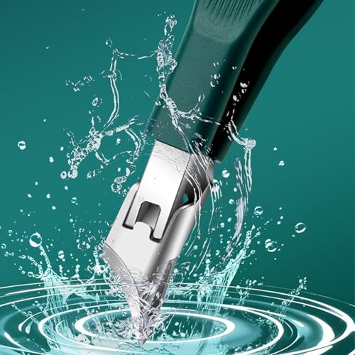 Image of Precision Slant Nail Cutter for Men Women, Stainless Steel Angled Nail Clipper with Non-Slip Grip, Compact Toenail Trimmer for Ingrown Nails
