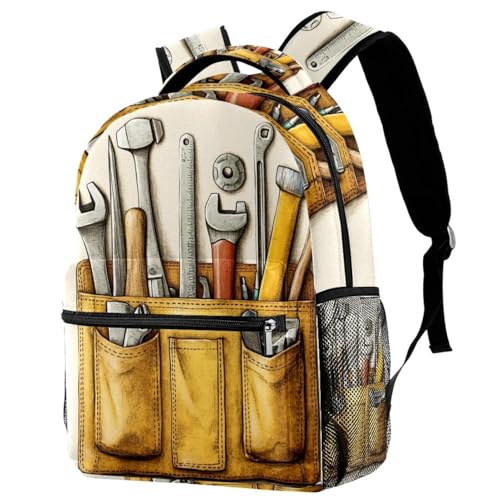 Pocket of Tools (2) Backpack Travel Rucksack Durable Bags for Students Outdoor Hiking Camping Weekend Backpack