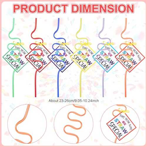 Pitillos locos reutilizables FillTouch 36 unidades multicolor miniatura 3
