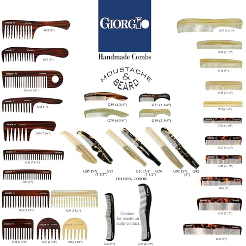 Peine desenredante Giorgio G51 dientes anchos miniatura 7