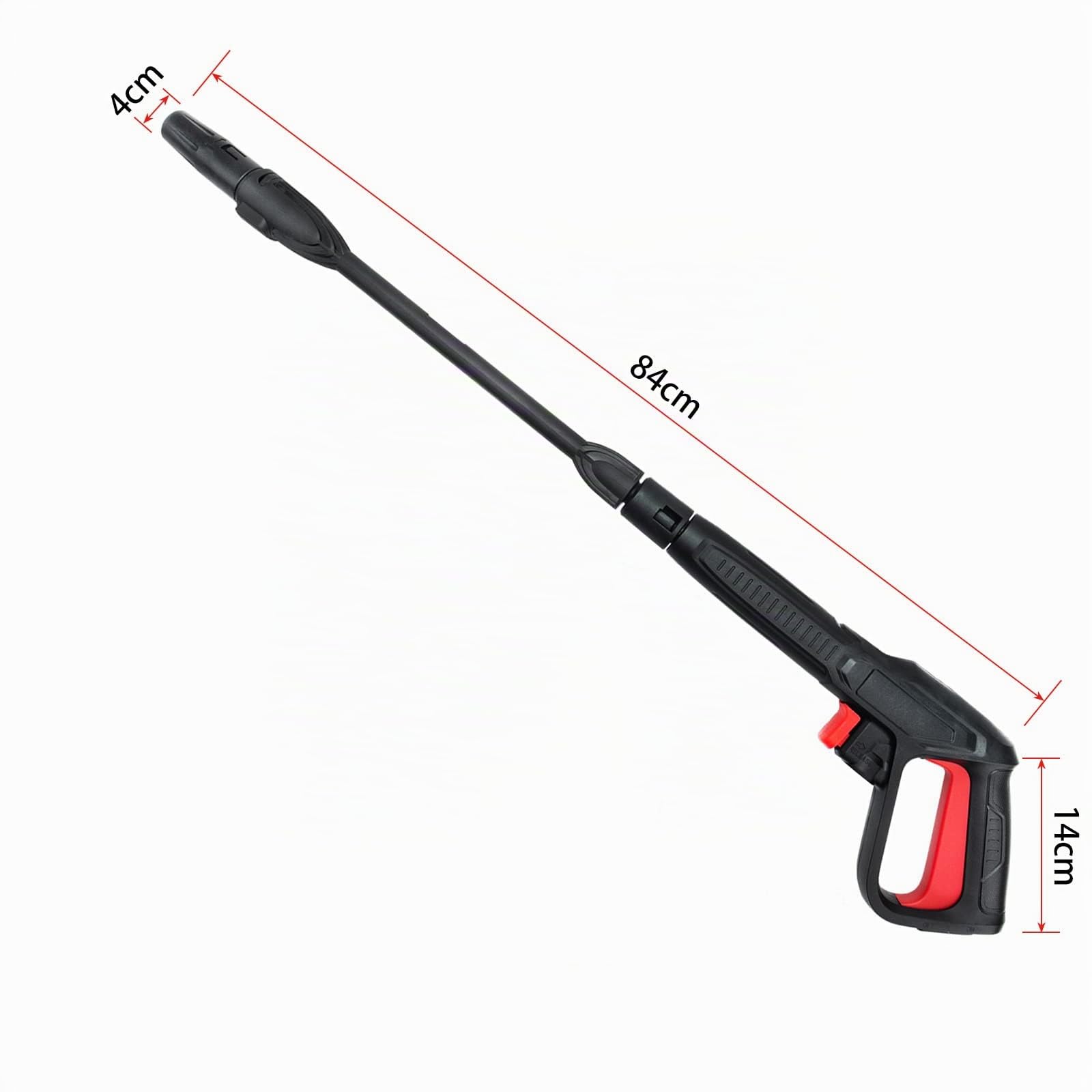 Pistola pulverizadora de Repuesto con Lanza de Chorro, Compatible con Algunas lavadoras a presión Black & Decker, Annovi Reverberi AR, Bosch, Makita, Michelin,