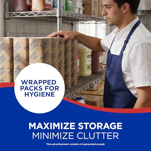 Image of Dixie Ultra Interfold 2-Ply Napkin Dispenser Refills by Georgia-Pacific, White, 250 Napkins Per Pack, 24 Packs Per Case, 32006