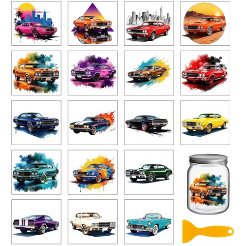 Pegatinas de coches GLOBLELAND para decorar objetos lisos sin dañar superficies 2