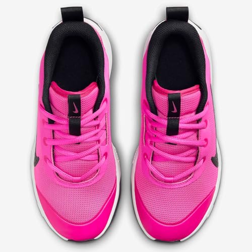 Nike Omni Multi-Court Big Kids' Indoor Court Shoes (DM9027-602, Laser Fuchsia/Black-White) Size 72