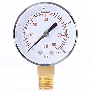 Simlugn Mini-Manometer 0-4bar / 0-60psi