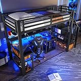 【Bureau tout-en-un pour étudier et travailler 】: une surface spacieuse et ergonomique assure le confort pendant les études ou le travail et augmente l'efficacité et le moral.