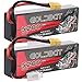 GOLDBAT 7.4V 60C Batería RC 5200mAh 2S RC Lipo Batería con Conector XT60 para RC Car Evader RC Evader Bx Coche Camión Camión Truggy Camión Barco 2 Paquetes