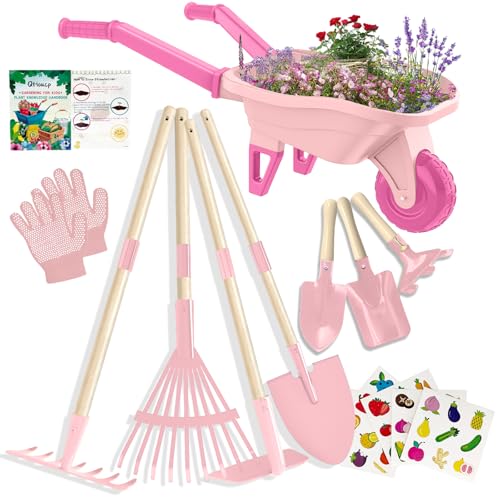 Qtioucp Kids Gardening Tools Outdoor Toys Set...