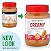 Amazon Grocery, Creamy Peanut Butter, No Stir, 16 Oz (Previously Amazon Fresh, Packaging May Vary)