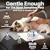 buenkee Dog Grooming Kit with Vacuum, 15000Pa Pet Hair Clipper and Shedding Brush, 50dB Low Noise, 2L Capacity, White