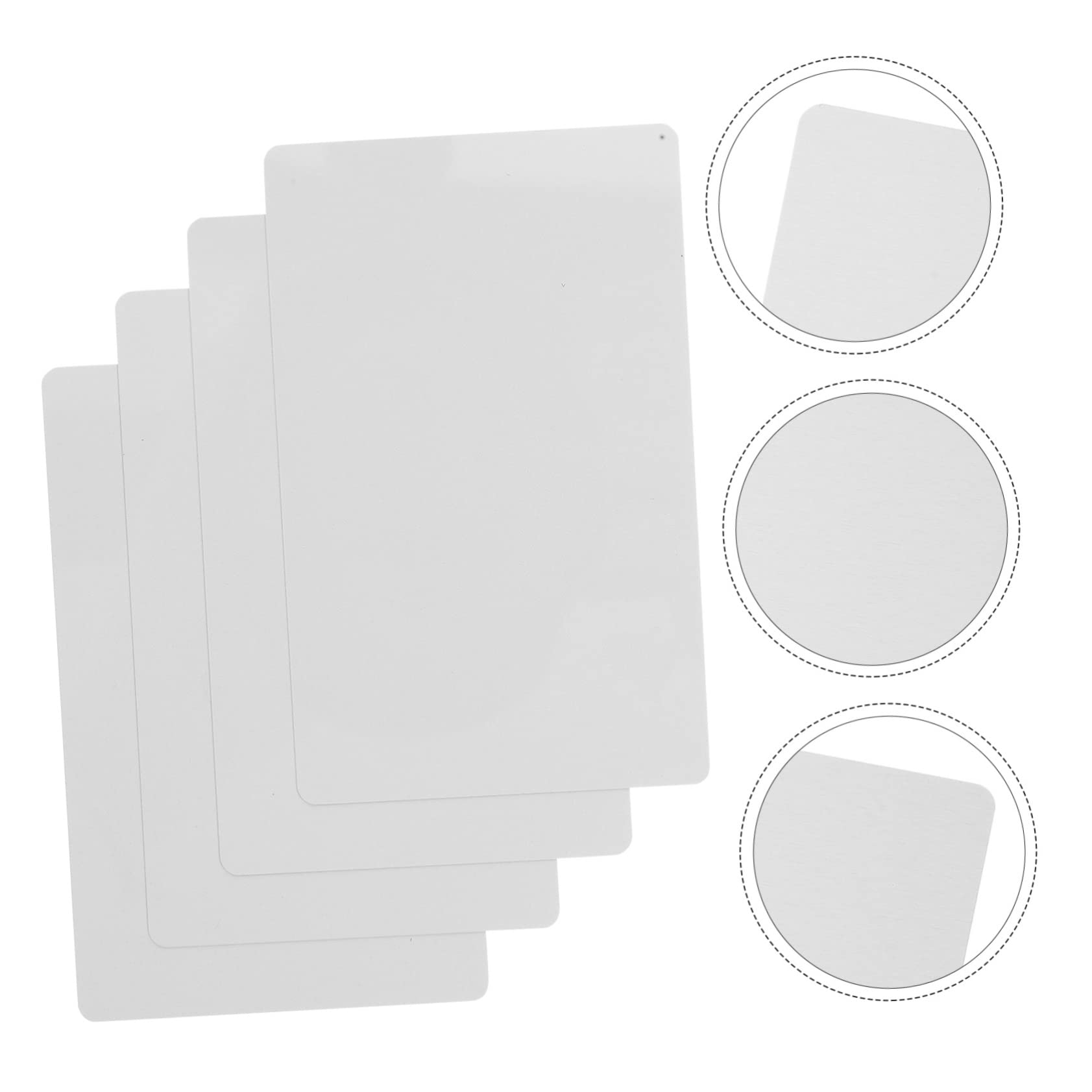 Alliage Cartes de Visite Vierges 100 Pièces, en Aluminium
