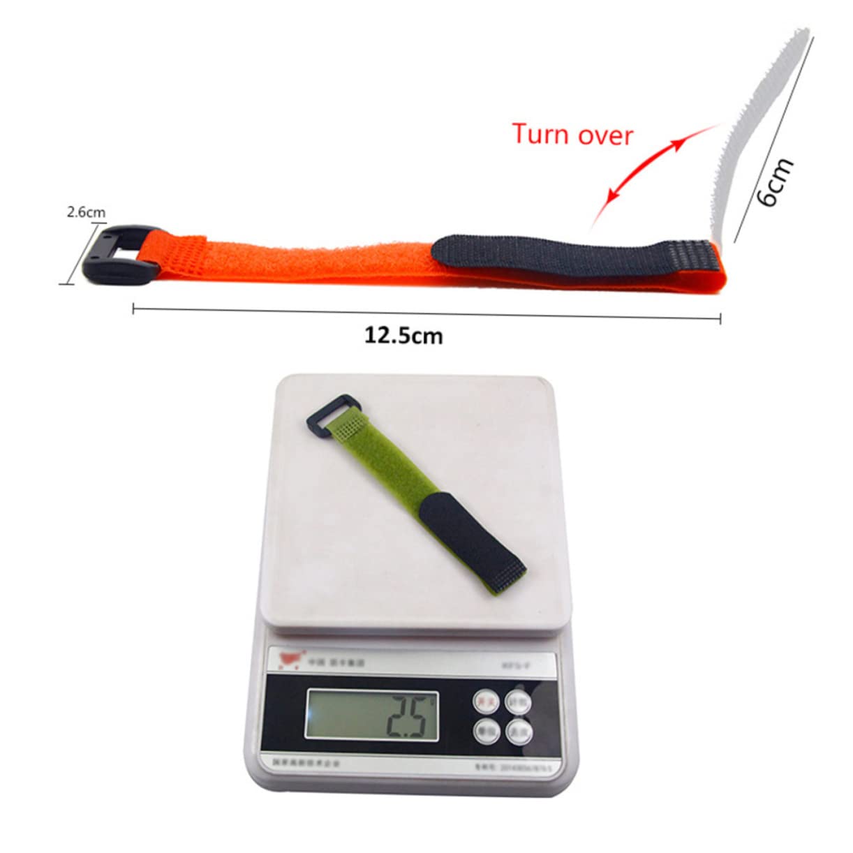 Gogogmee Fishing Rod Binding Belt Set 15pcs Rod Tie Supplies for Outdoor Activities Random Color