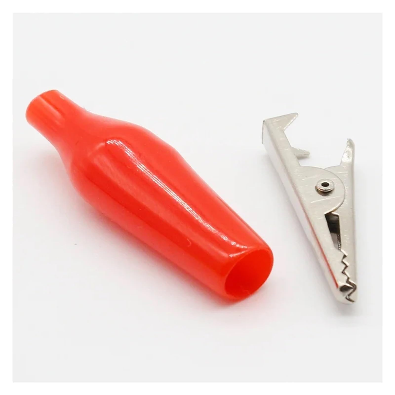 12Pcs Isolamento Metallo Alligatore Clip Test 28MM Piombo Colorato Rosso Nero Blu Verde Bianco Giallo Piccolo Coccodrillo Clip