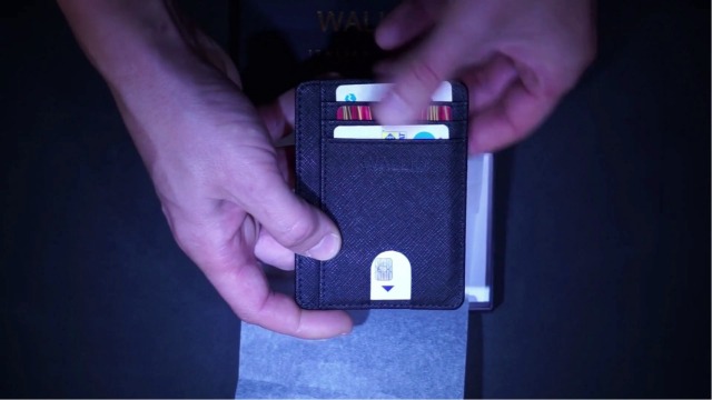 Portacarte RFID Schermato - 6 Slot, Slim, Con Pop-Up | Portafoglio Tascabile Uomo/Donna - Foto 5