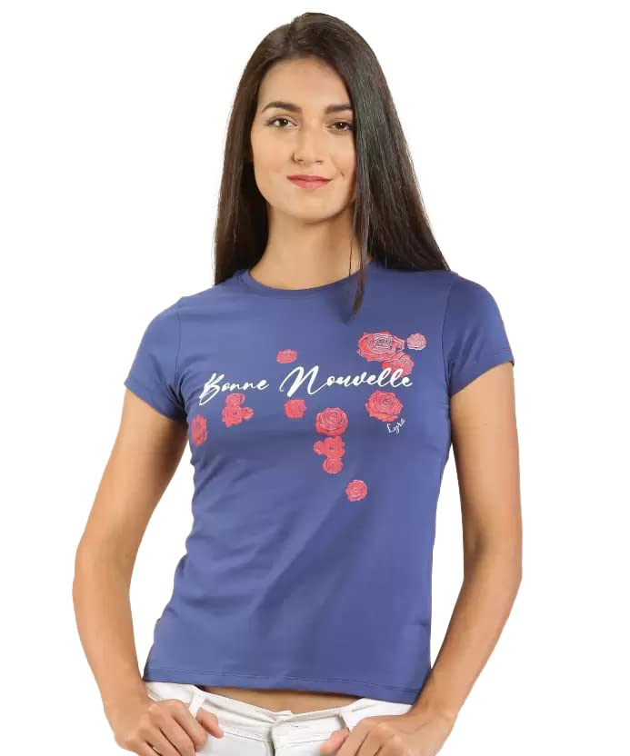 Image of Lyra Women's Cotton Regular Fit T-Shirt
