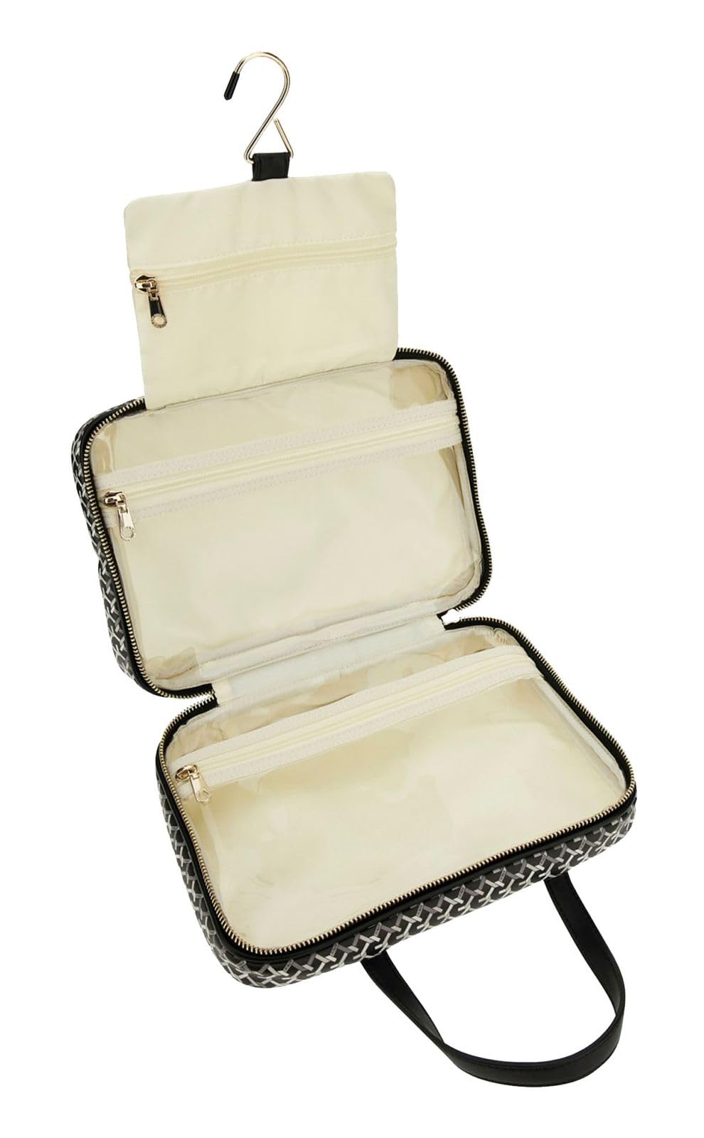 GUESS Kosmetiktasche Travel Case Black Multi schwarz
