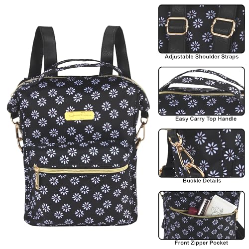 Mochila mini de viaje con cierre y hebilla Jessica Simpson miniatura 2
