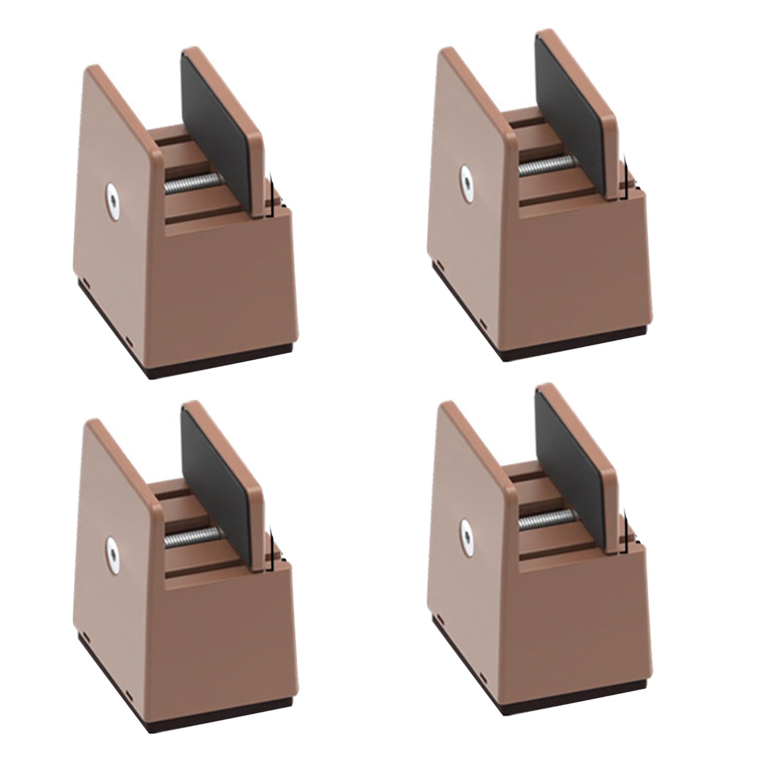 of 4 Sturdy Bed Risers 2Inch Thick Leg Extenders Accessory for Desk Chair Sofa Storage Solution Use Furniture Risers for Sofa Table Chair Desk
