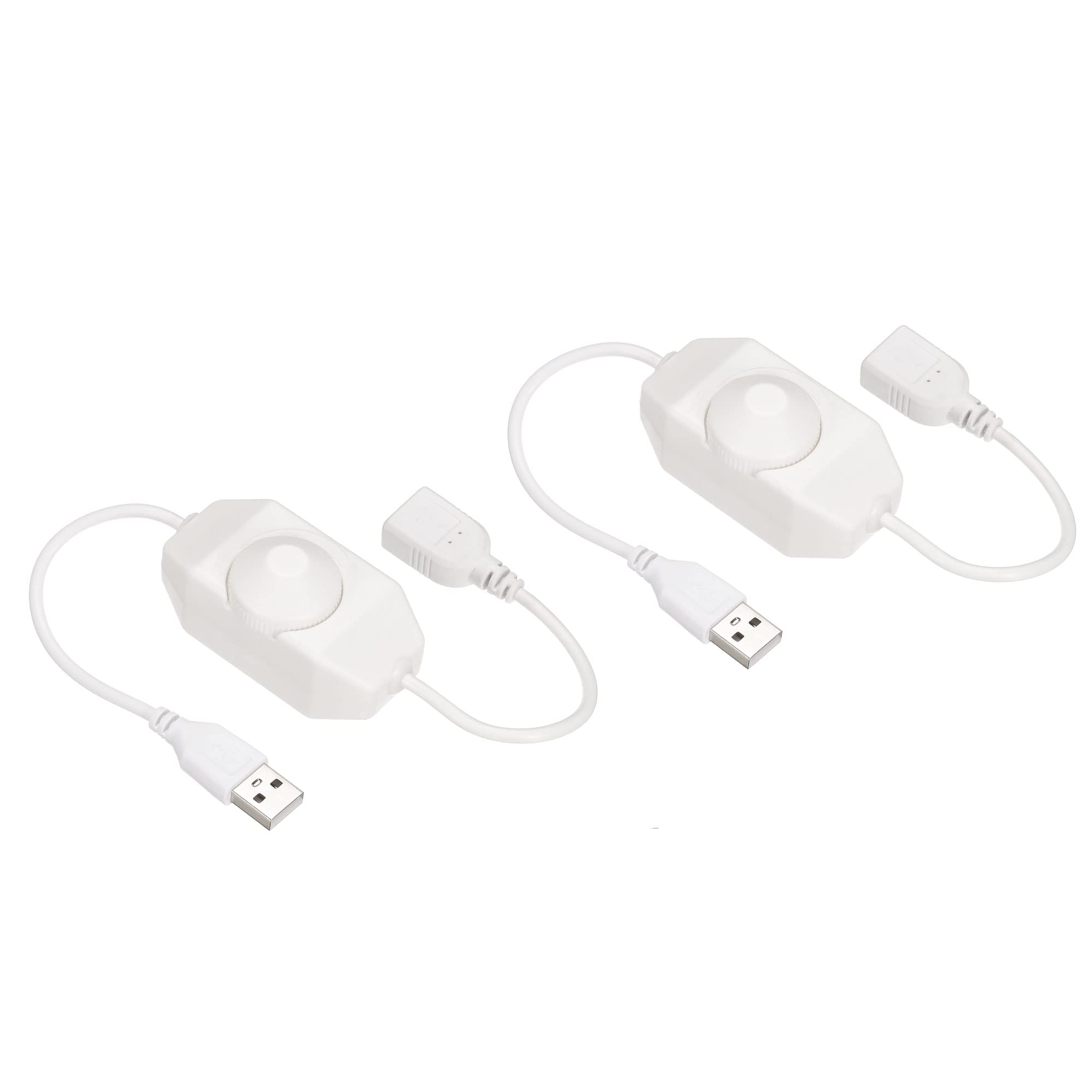 Sourcingmap, cavo USB con interruttore on/off, USB maschio a femmina, lunghezza 1 m, nero, per lampada LED da scrivania, confezione da 2