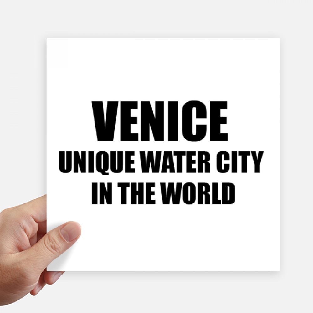 Decal Venise multicolore 20CM autocollant ordinateur portable et mur