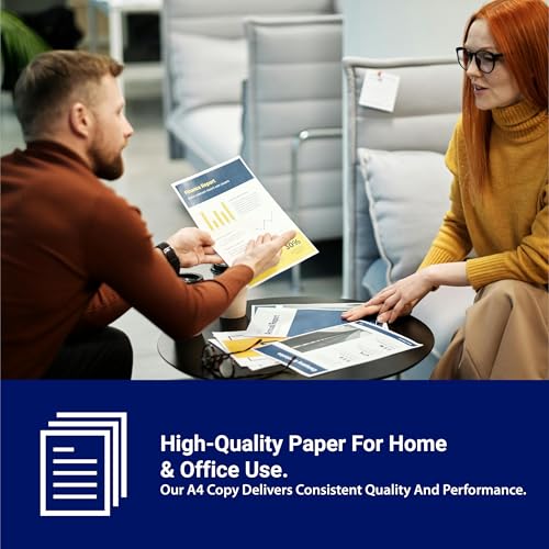Image of A4 Paper 80 GSM, White, 500 Sheets, Pack of 2