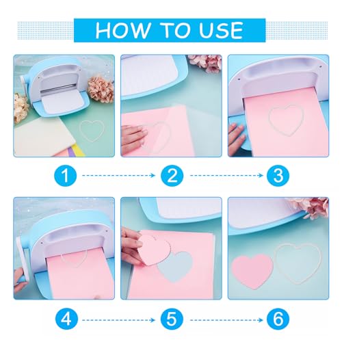 INFUNLY 28 Styles Flower Die Cuts Heart Dies for Card Making Heart Cutting Die Metal Template Multi Shaped DIY Craft Embossing Tools for Album Scrapbooking Art Mother's Day Card Making - Image 3