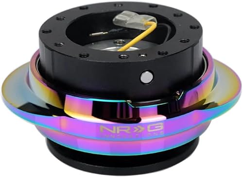 Vista 14 de NRG Innovations NRG-SRK-220BK-SL GEN 2.2 Adaptador de liberación rápida para volante de 6 agujeros y 6x70 y 0.236x2.913 in, patrón de pernos