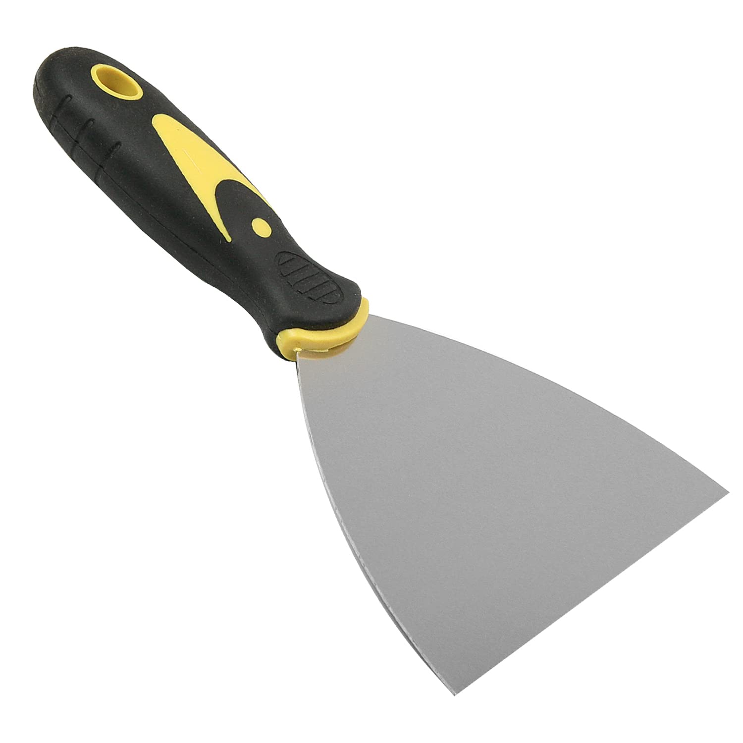 Utoolmart Putty Scraper 123mm CRV Steel Putty Knives with Plastic Ergonomic Handle for Taping Paint Wall Floor Tile 1pcs