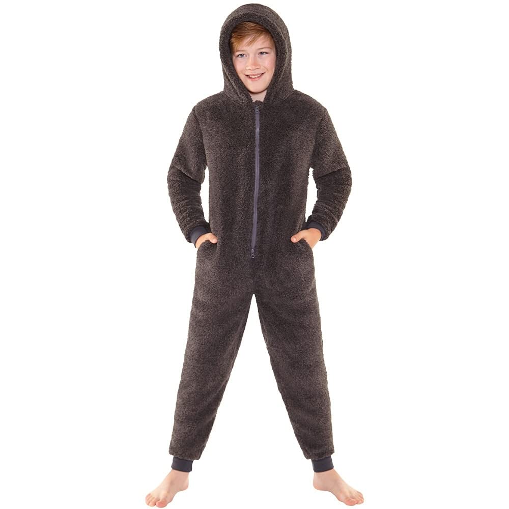 Just Essentials Hooded Fleece Onesie