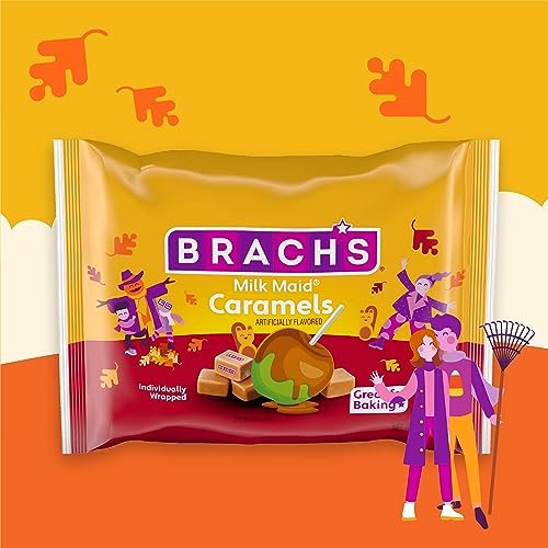 Brach&amp;#039;s Milk Maid Caramels, Halloween Candy, 10 oz Bag (Pack of 3) - image 3