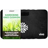 Vive Extra Thick Garden Kneeling Pad - Firm Waterproof Knee Mat for Work, Cleaning, Bathing Baby, or Hard Wood Floors - Foam Kneeler for Yoga, Exercise - Gardening Supplies & Accessories