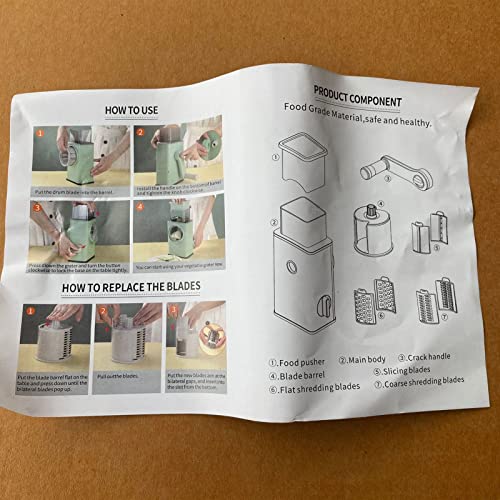 Cortador manual para verduras con cuchillas de acero miniatura 6