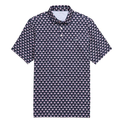 vineyard vines Men's Printed Sankaty Polo