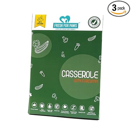 Pawfect - Fresh for Paws Dog Food (Casserole Stew with Curcumin, Pack of 3) - 300g Each