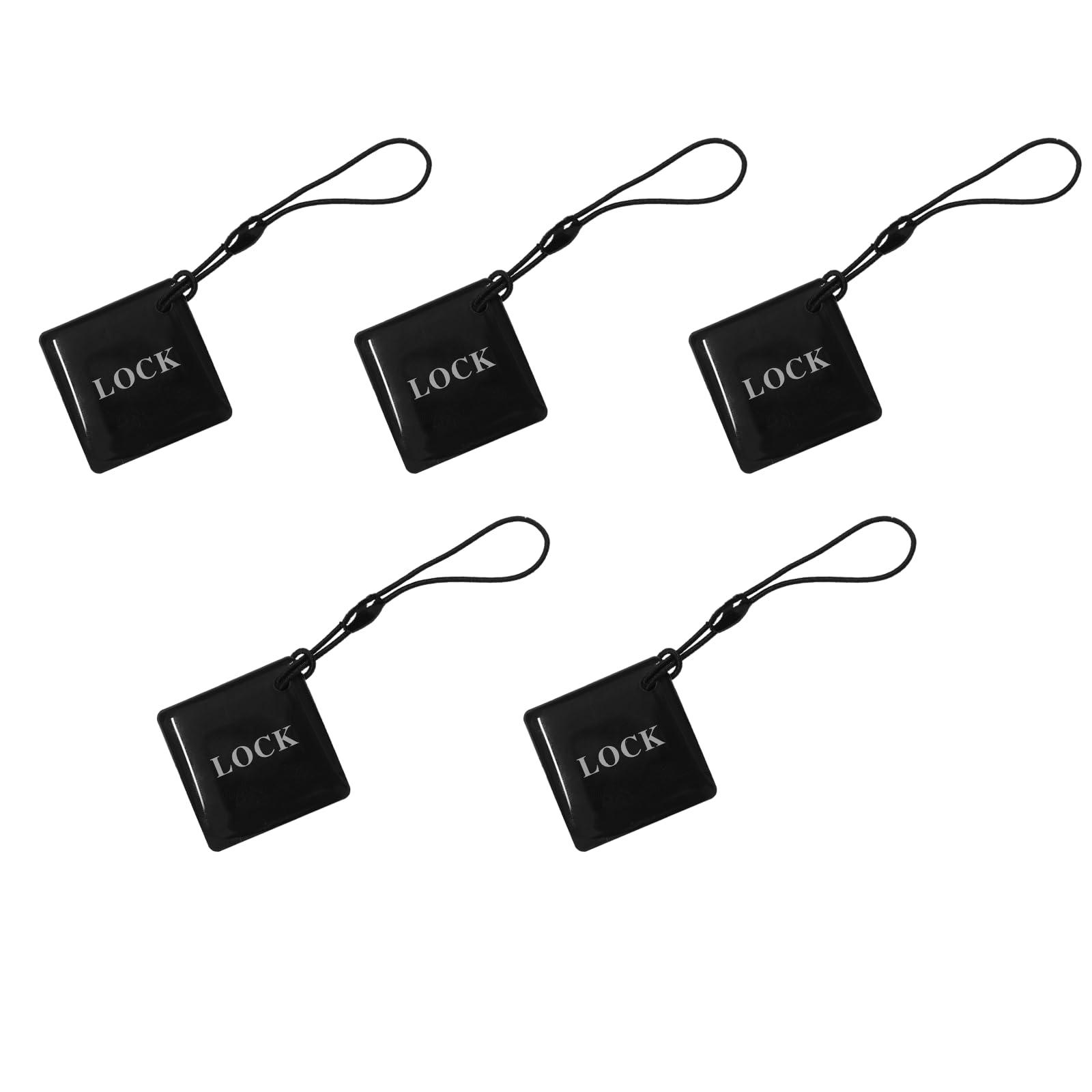 BIWIBON 5-Piece IC Cards Set - RFID Key Fobs for Smart Locks, 13.56MHz, Compatible with Tuya and TTLock Smart Systems