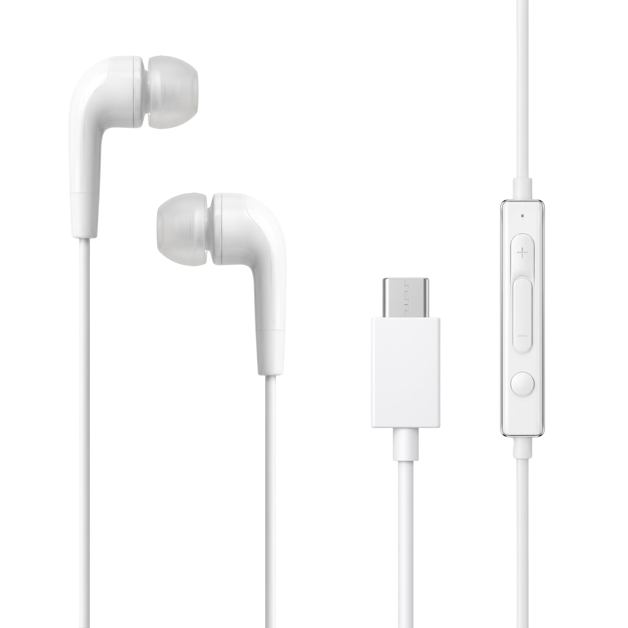 Generic Type C Wired Earphone White - Image 1