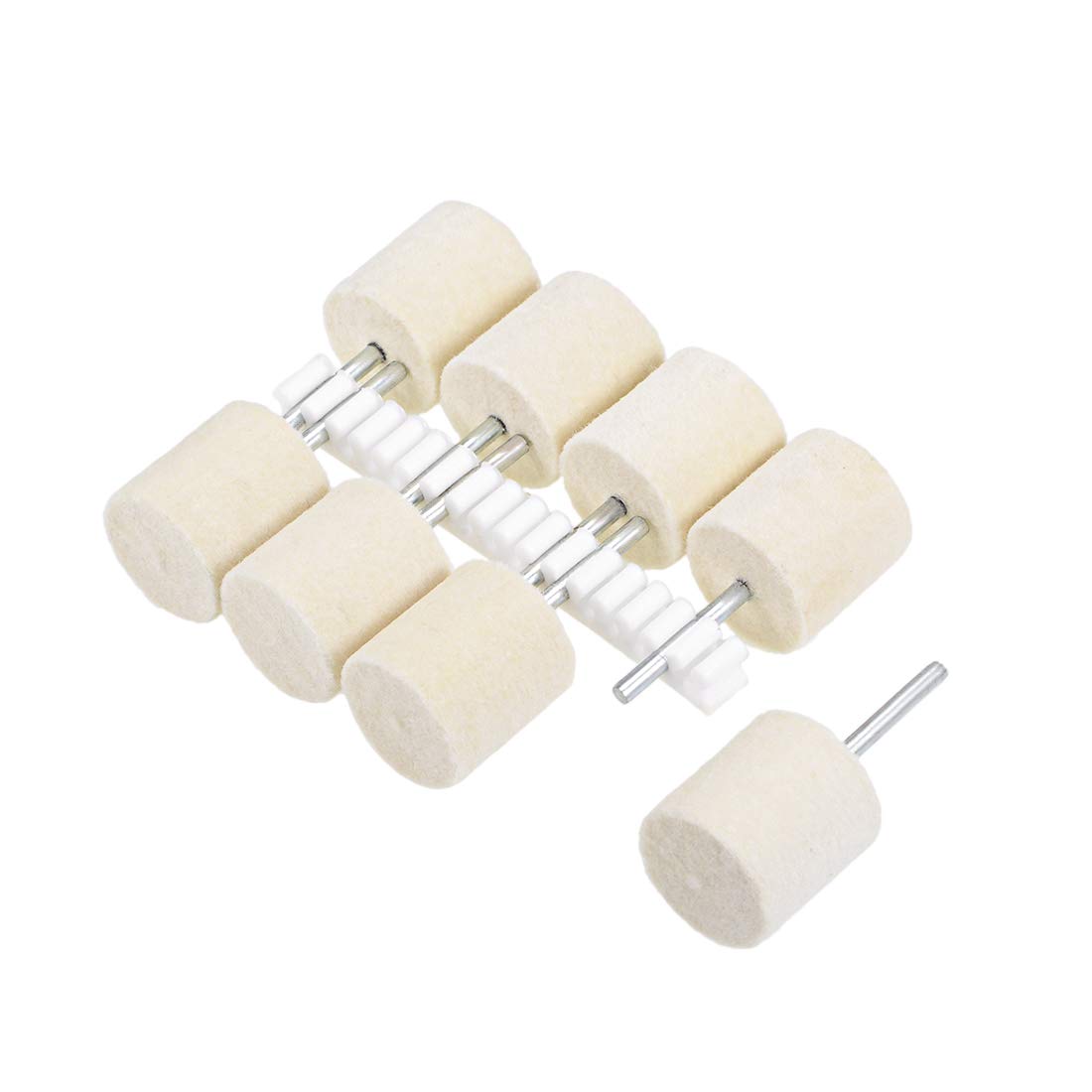 Wool Felt Polishing Bits - Buffing Wheels -24 Wool Felt Polishing Bits - Buffing Wheels -24