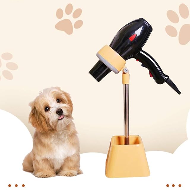 Foto 8 de 8 de Pjeghbvop Soporte fijo para secador de pelo de mascotas, para secador de pelo de perro
