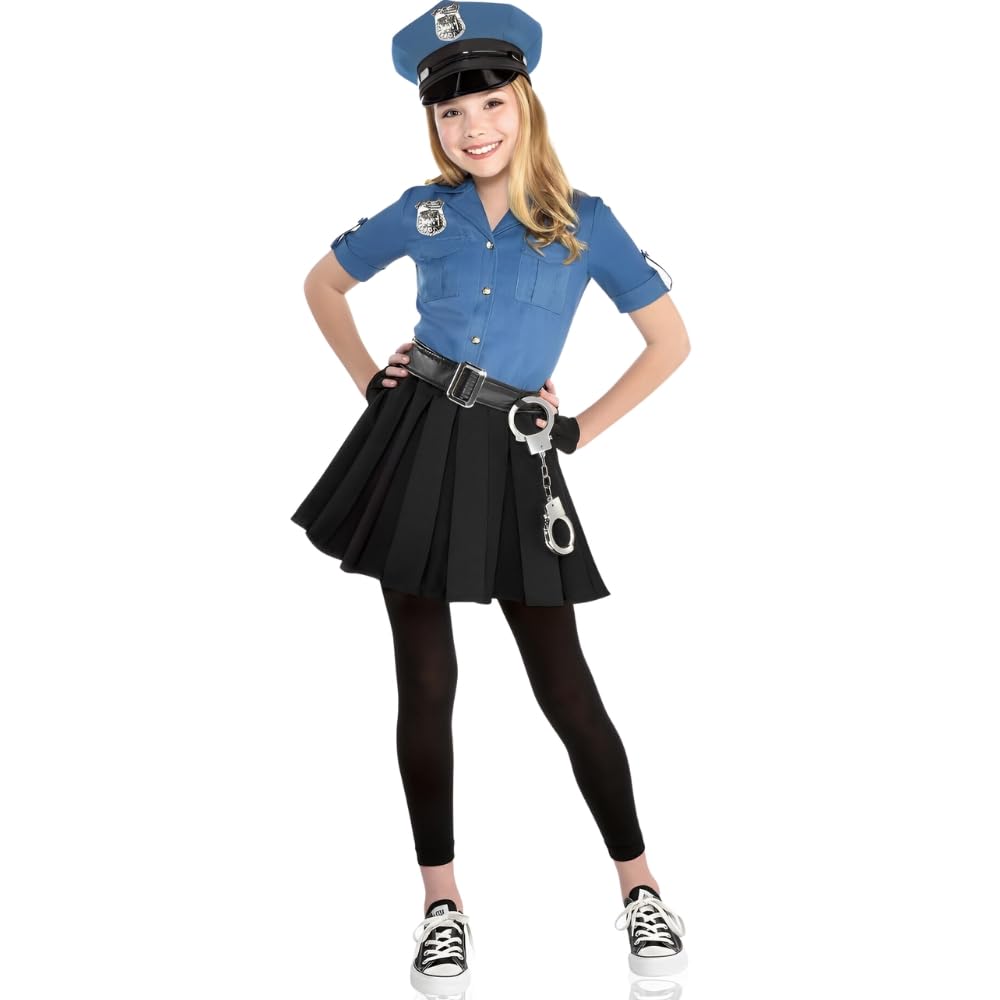 Pretty Girl Cop Costume - Toddler 3-4, 1 Pc