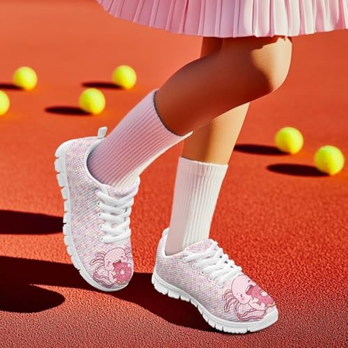 Children's Animal Sneaker Comfortable Breathable Walking Shoes for Litter Kids Anti-Skid Lace-Up Outdoor Tennis Sneaker for Big Kids US 11-52