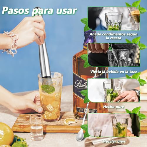 La Mejor Lista de Cucharas para cócteles los 10 mejores. 11 Imagen adicional