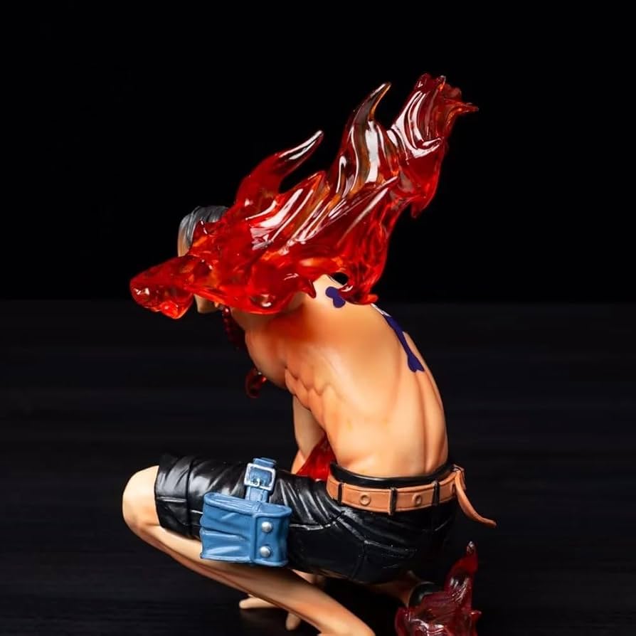 Amazon.co.jp: ワンピース頂上戦争燃える火拳エース16センチ