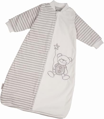 Manta de felpa de manga larga para bebé, saco de dormir con brazo de 12 a 24 meses, suave franela de terciopelo para recién nacido, saco de dormir